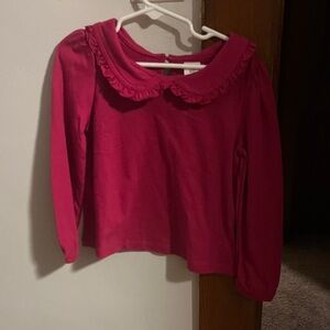 GAP Fuchsia Long Sleeve Kids Blouse